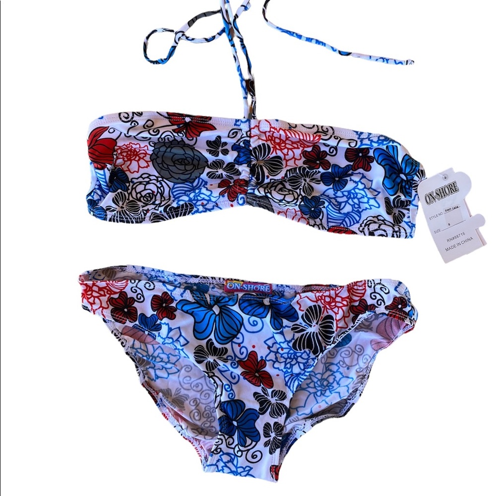 Bikini women floral size S new